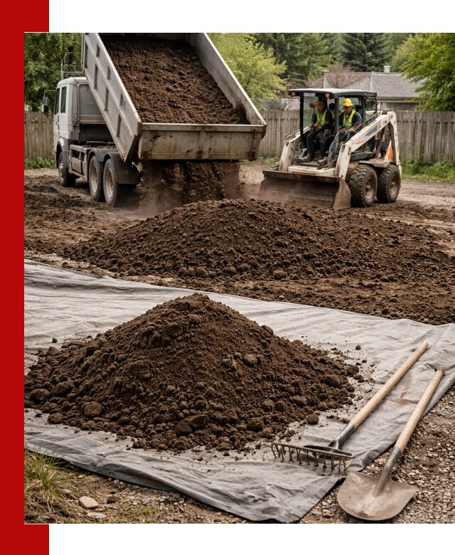 Грунт для отсыпки участка с доставкой в Назрани