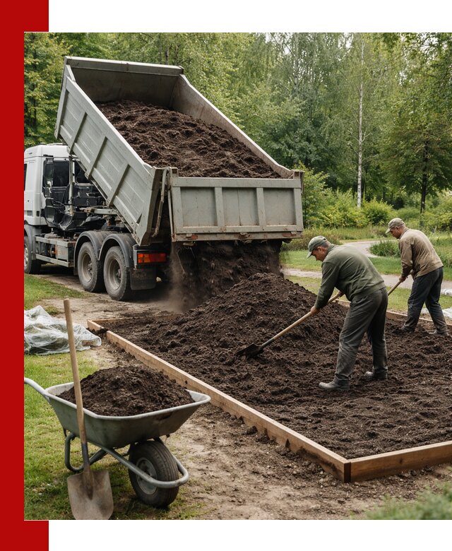 Доставка грунта для озеленения и благоустройства в Назрани