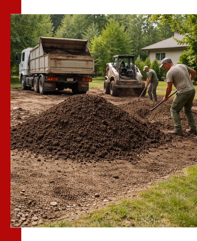 Доставка и укладка грунта для газона в Назрани
