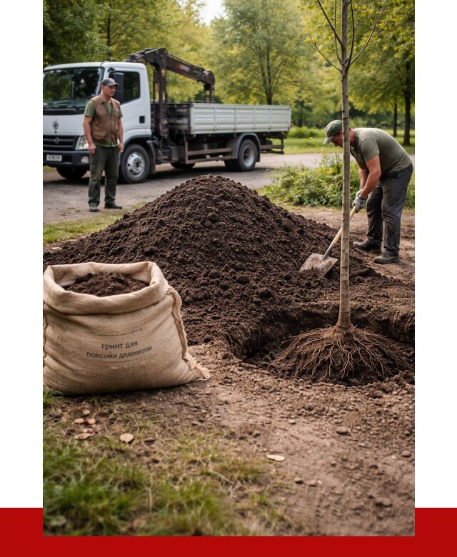 Грунт для посадки деревьев в Назрани от 1233 р. | ПРОНЕРУДНзр