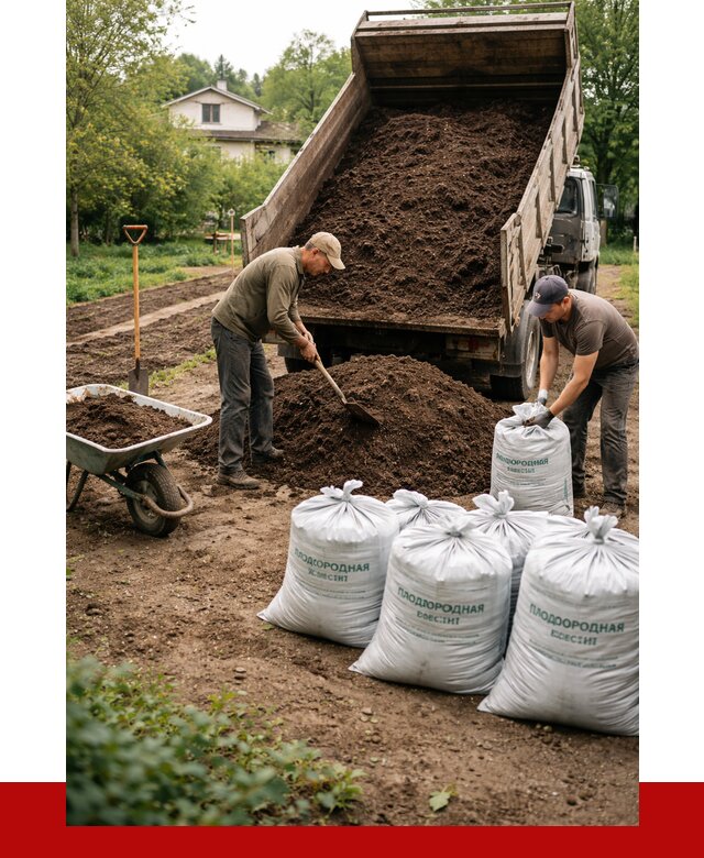 Плодородная смесь в Назрани от 4314 р./куб с доставкой | ПРОНЕРУДНзр