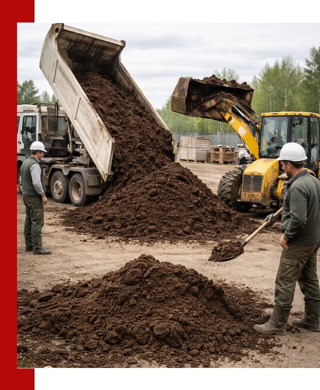 Доставка торфа оптом и в мешках в Назрани