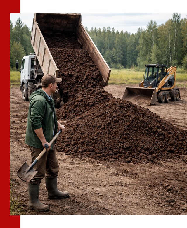 Купить верховой торф с доставкой в Назрани для садоводства и растений