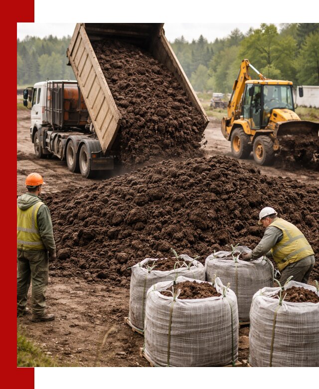 Доставка нейтрального торфа в Назрани оптом и в розницу