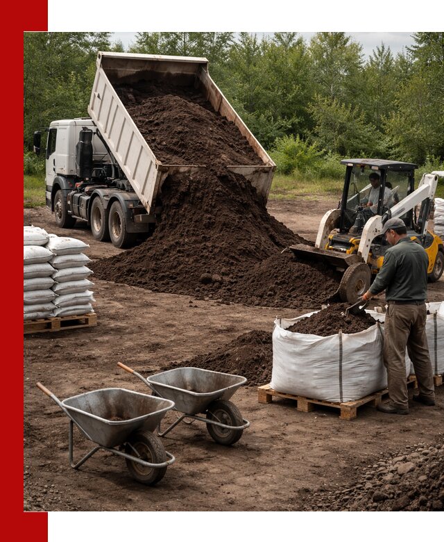 Доставка и продажа торфогрунта в Назрани оптом и в розницу