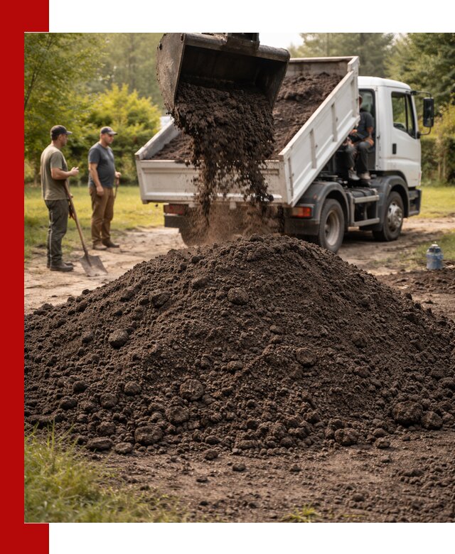 Доставка и продажа чернозема в Назрани оптом и в розницу