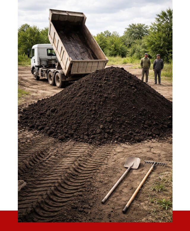 Купить чернозем навалом в Назрани от 1233 р. за куб | ПРОНЕРУДНзр