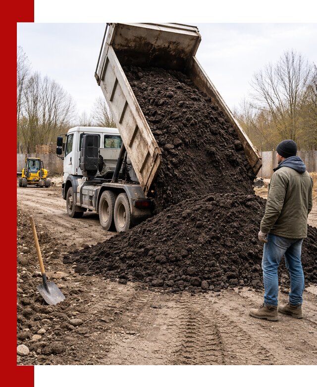 Доставка чернозема навалом в Назрани быстро и выгодно