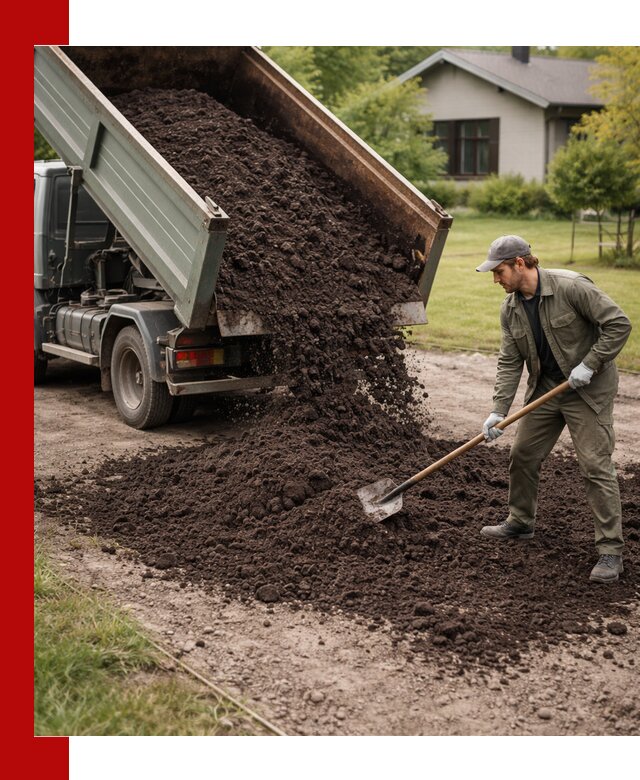 Чернозем для газона с доставкой в Назрани быстро и качественно