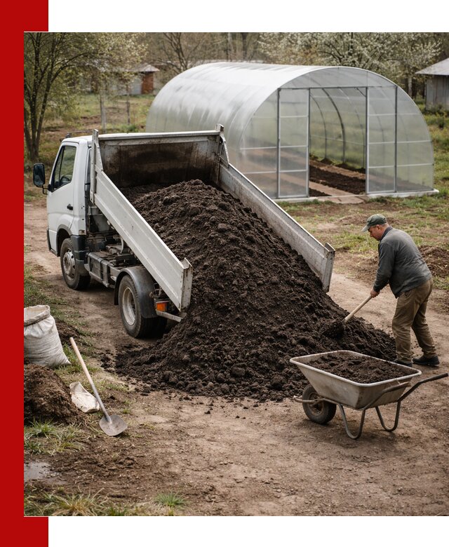 Чернозем для теплицы с доставкой в Назрани