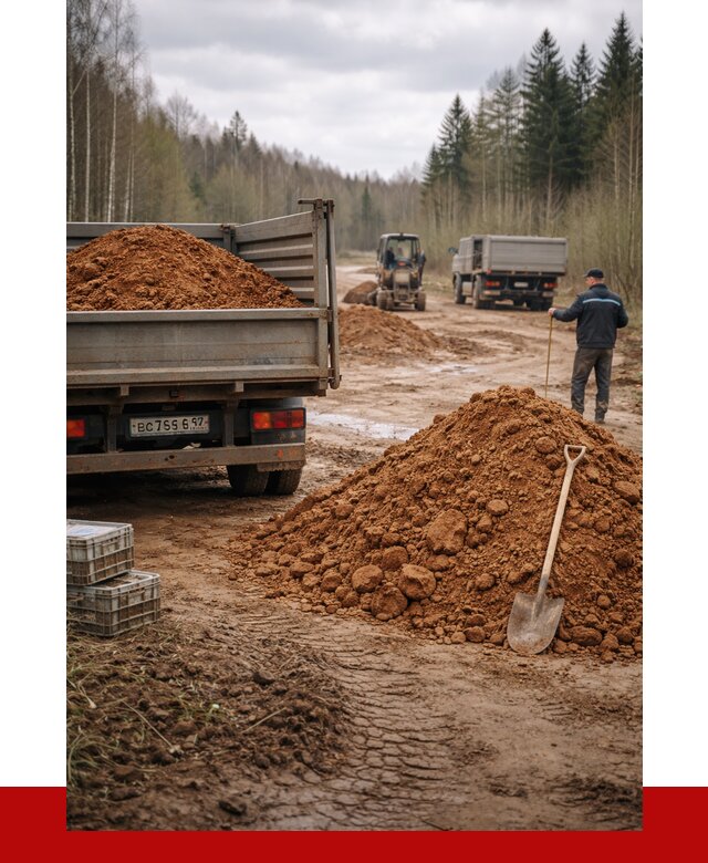 Глина и суглинки в Назрани от 4622 р. за куб | ПРОНЕРУДНзр