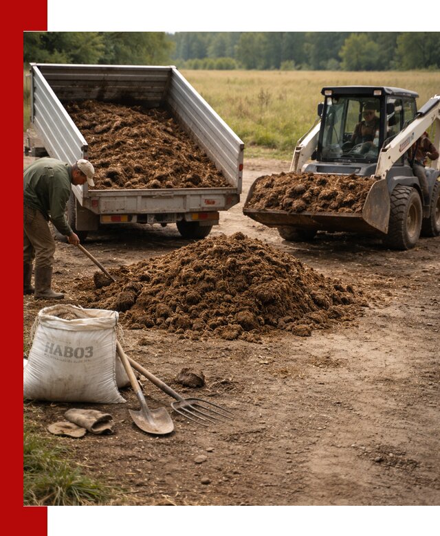 Доставка конского навоза в Назрани с разгрузкой и доставкой на объект