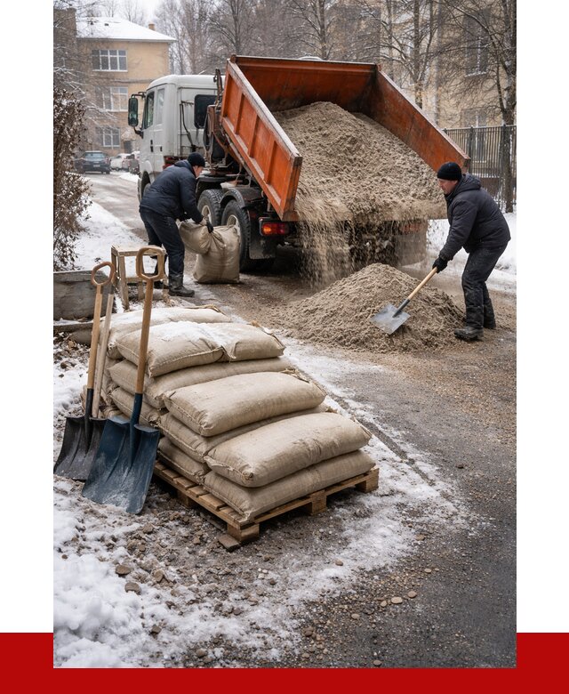 Противогололедные материалы оптом в Назрани от 4314 р. | ПРОНЕРУДНзр