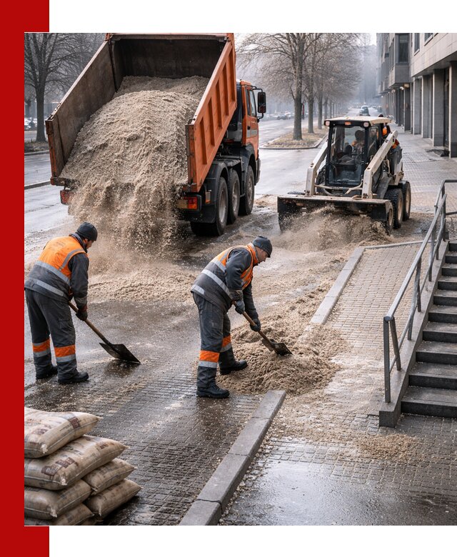 Поставка противогололедных материалов в Назрани
