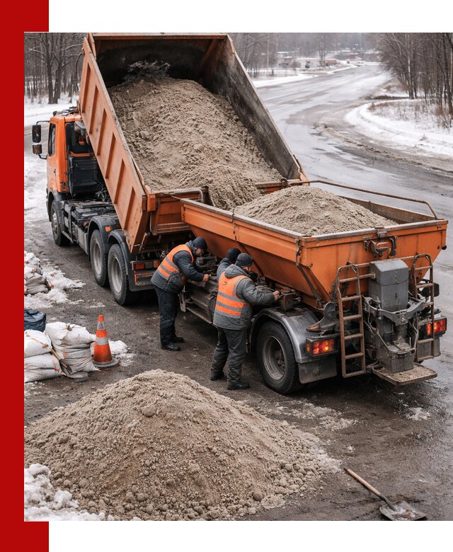 Поставка и вывоз пескосоля в Назрани оптом и в розницу