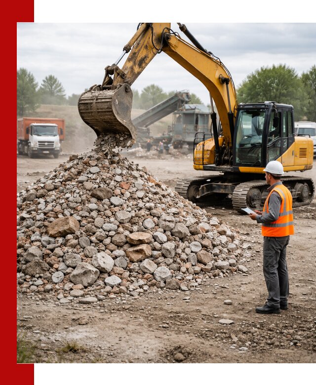 Доставка и вывоз строительного боя в Назрани