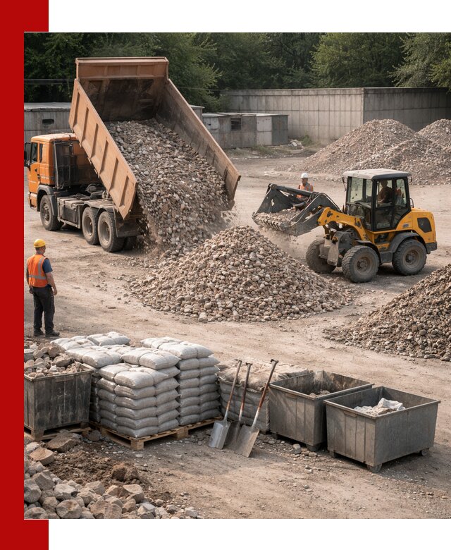 Вторичные материалы для отсыпки в Назрани — поставка и доставка