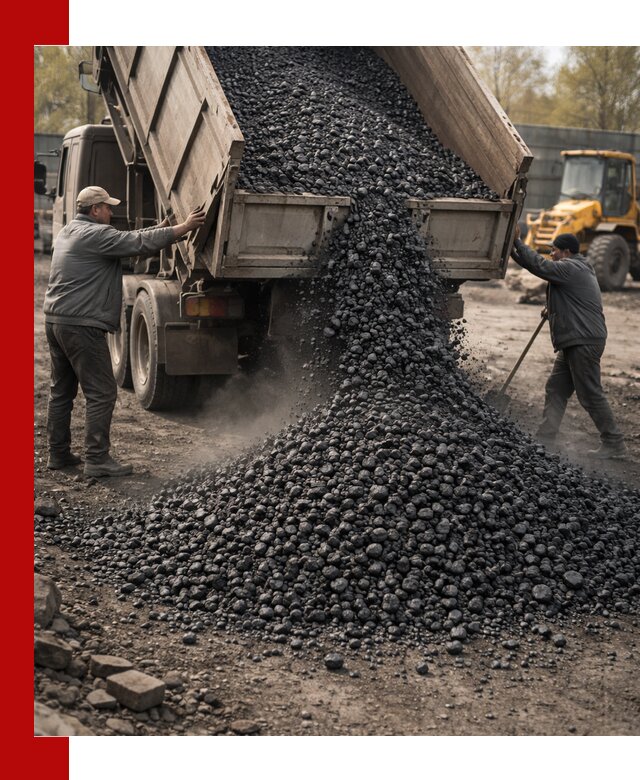 Доставка угля семечка самосвалами в Назрани