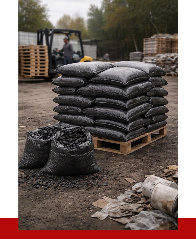 Купить уголь в мешках с доставкой в Назрани от 7704 р. | ПРОНЕРУДНзр