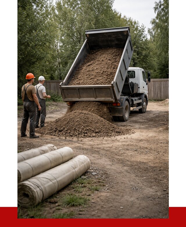 Доставка сыпучих материалов самосвалом в [cvi] от 4314 р. | ПРОНЕРУДНзр