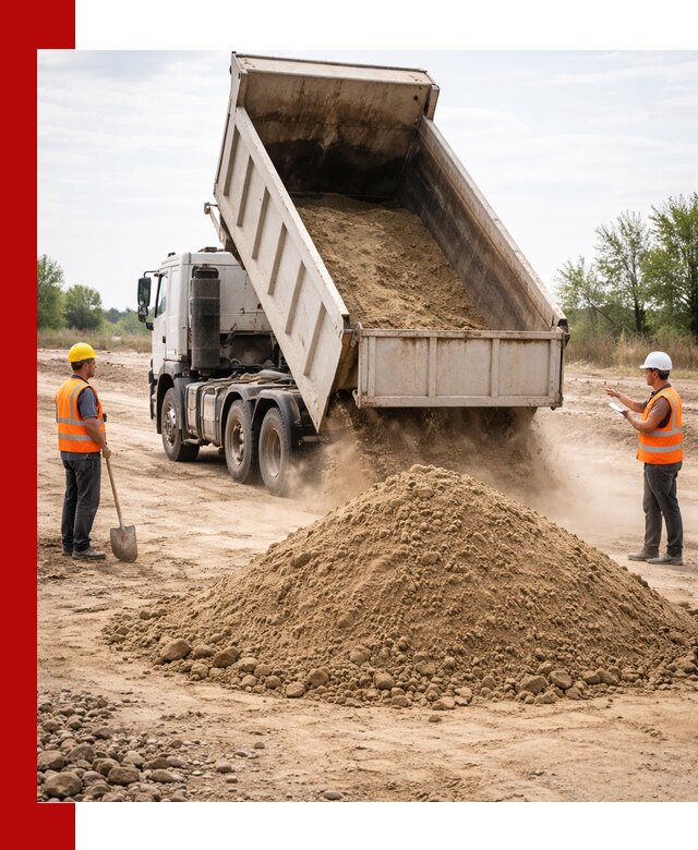 Доставка самосвалом 15 кубов в Назрани за город и по городу