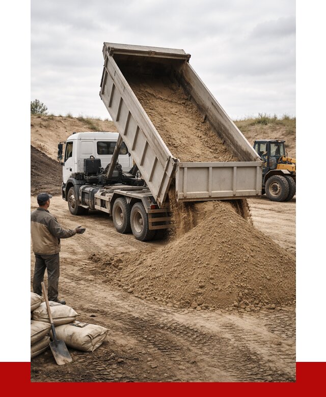 Доставка самосвалом 20 кубов в Назрани от 7704 р. | ПРОНЕРУДНзр