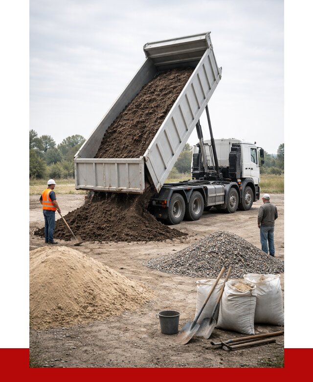 Доставка самосвалом 30 кубов в Назрани от 8731 р. | ПРОНЕРУДНзр