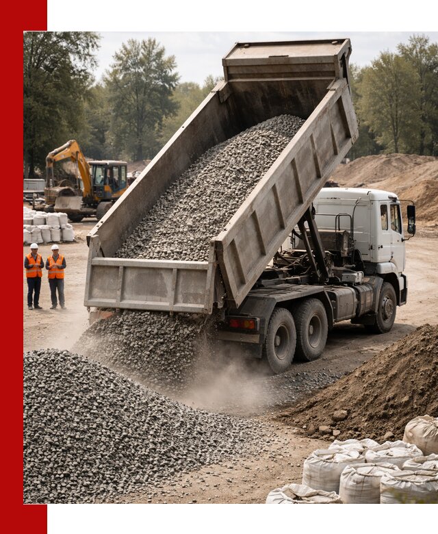 Аренда самосвала в Назрани для доставки сыпучих и нерудных материалов