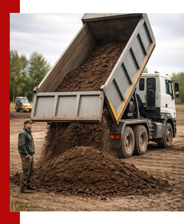 Аренда самосвала с водителем в Назрани для сыпучих грузов и навоза