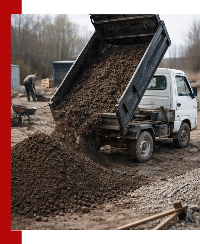 Аренда минисамосвала в Назрани для доставки сыпучих материалов