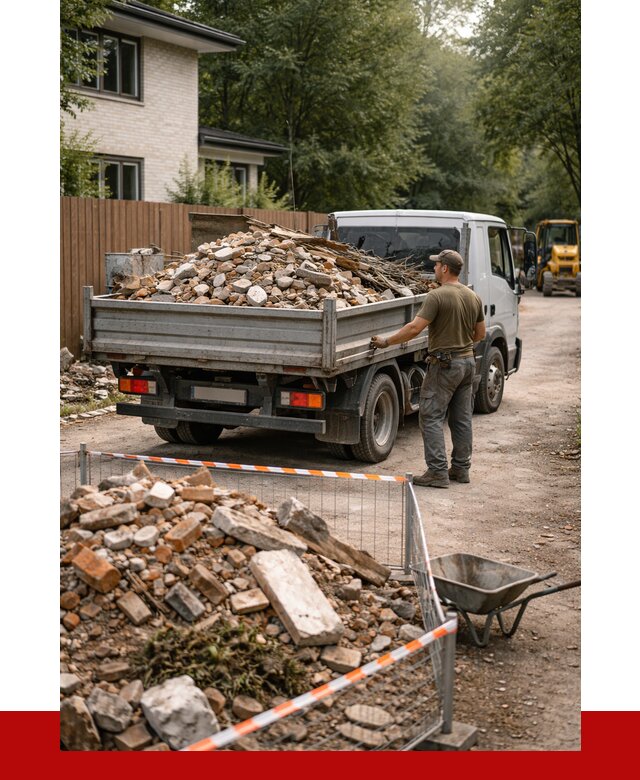 Вывоз строительного мусора с погрузкой в Назрани от 7704 р | ПРОНЕРУДНзр