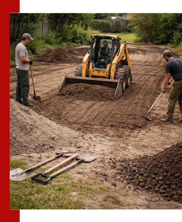 Планировка участка грунтом с вывозом и доставкой в Назрани
