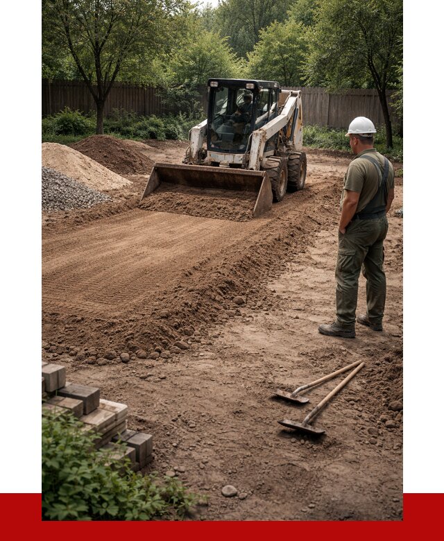 Выравнивание участка под ключ в Назрани от 3595 р. | ПРОНЕРУДНзр