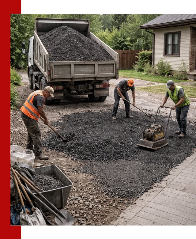 Асфальтовая крошка для двора с доставкой в Назрани